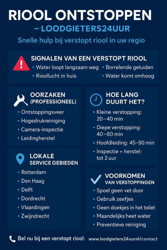 infographic loodgieter