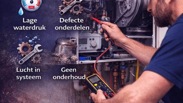 Een cv storing: oorzaken en hoe lost een loodgieter ze op