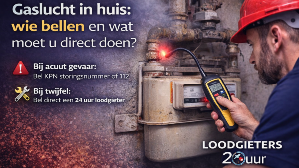 Gaslucht in huis: wie bellen en wat moet u direct doen?