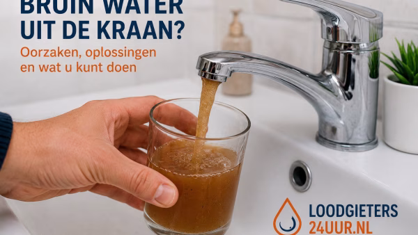 Bruin water uit de kraan? Oorzaken, oplossingen en wanneer u een loodgieter nodig heeft