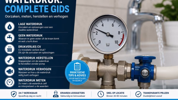 Waterdruk: complete gids voor problemen, oorzaken en oplossingen