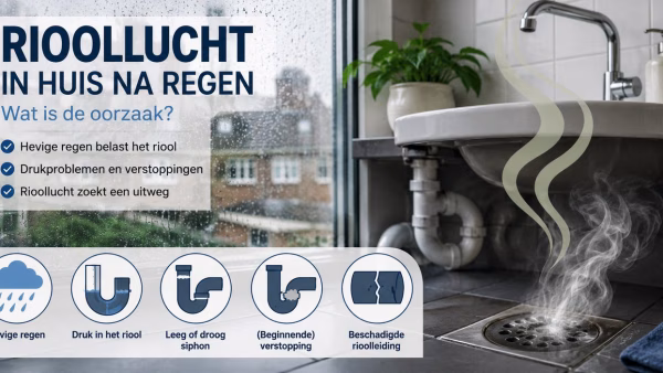 Rioollucht in huis na regen: wat is de oorzaak?